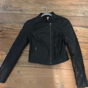 Free People Faux Leather Jacket
